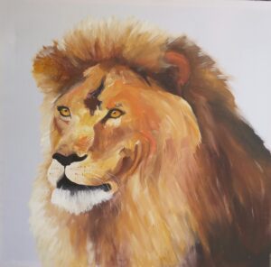Lion painting Lion painting